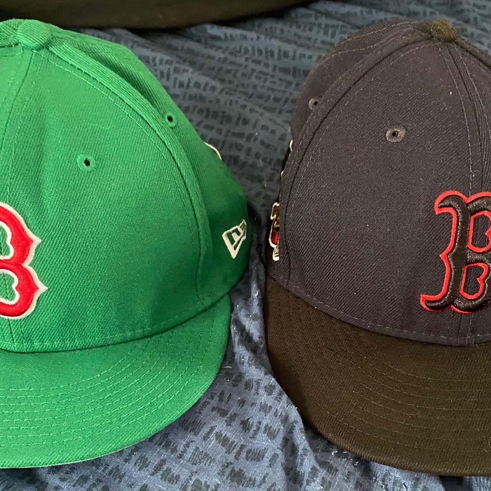 DONATED: Boston Red Sox 2x GENUINE NewEra 59Fifty7